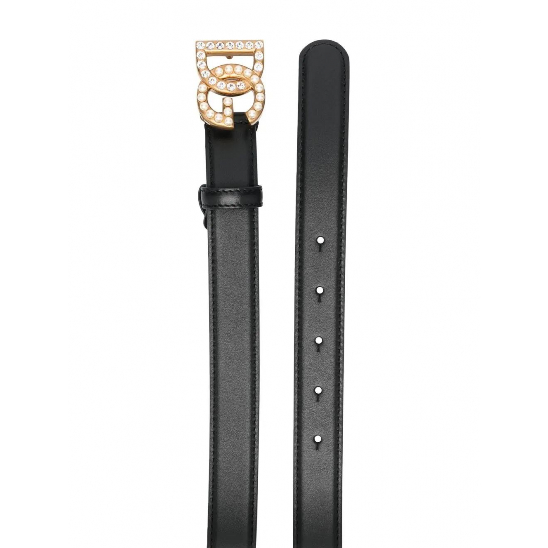 Women's 'Embellished Logo-Buckle' Belt