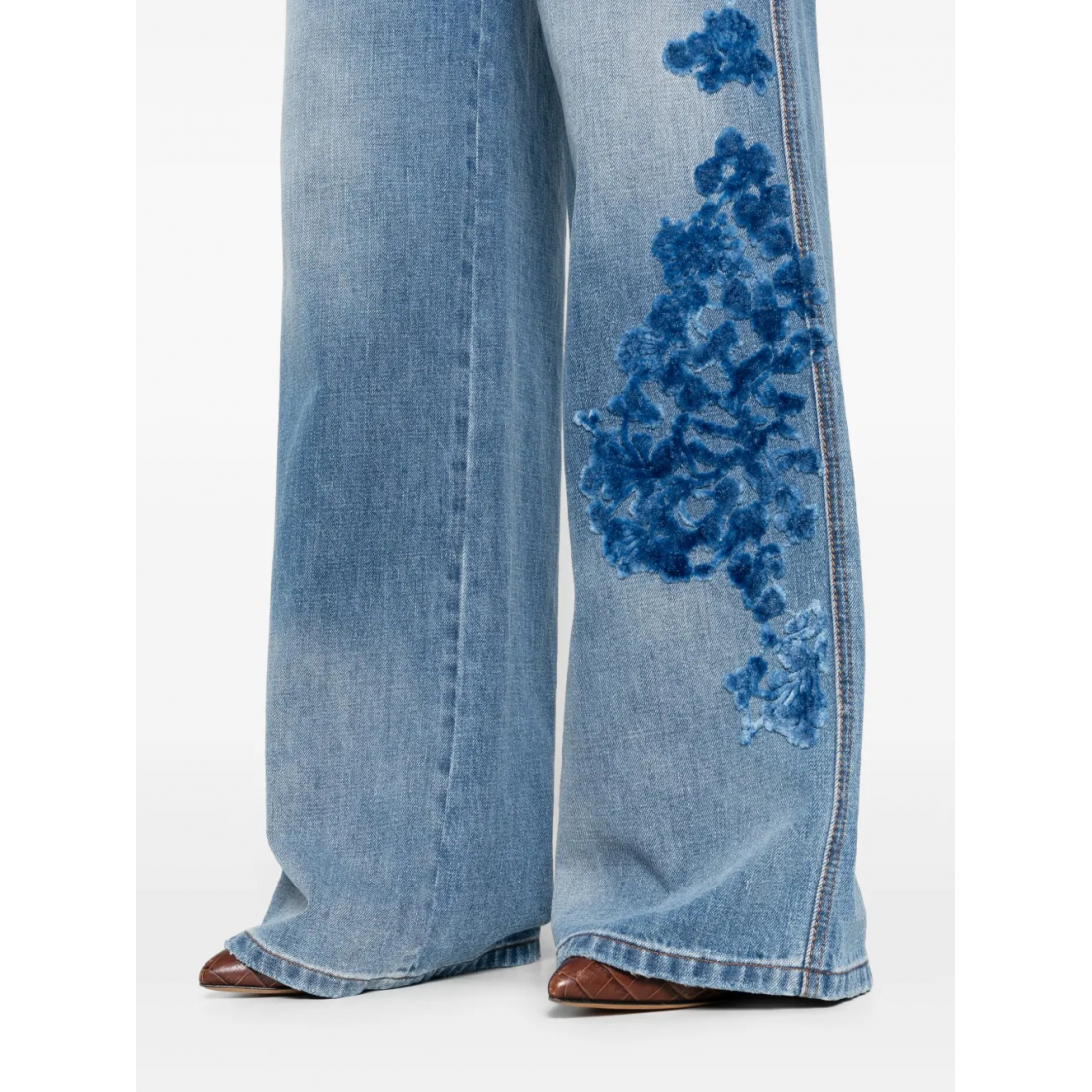Jeans 'Floral-Detail' pour Femmes