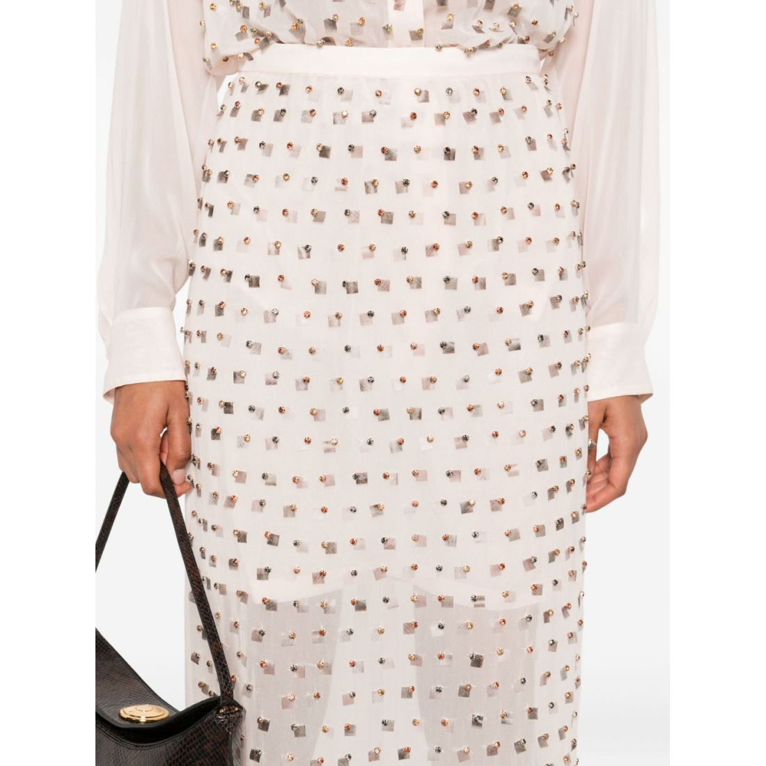 Jupe Midi 'Sokna Crysta' pour Femmes