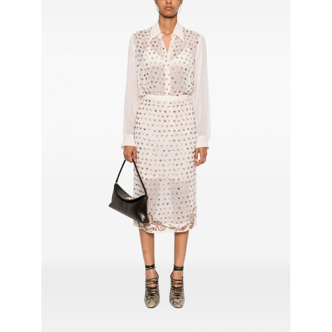 Jupe Midi 'Sokna Crysta' pour Femmes