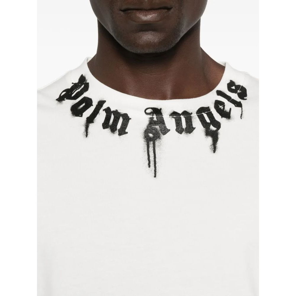 T-shirt 'Neck-Logo' pour Hommes