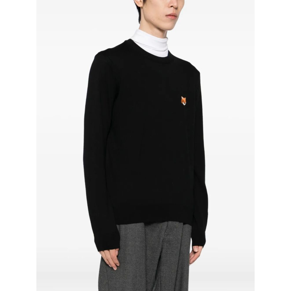 Men's 'Embroidered-Logo Patch' Sweater