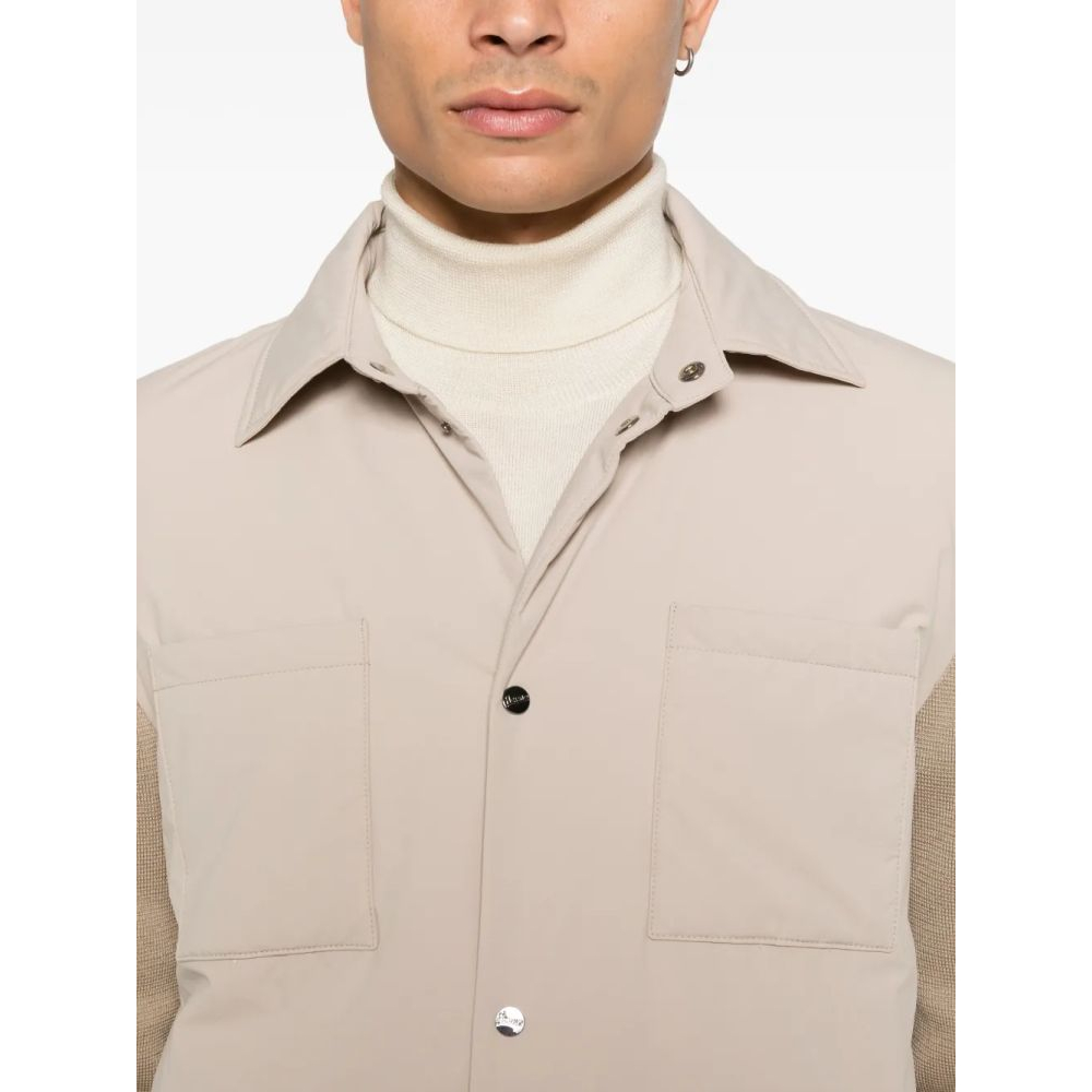 'Pocket Panelled' Überhemd für Herren