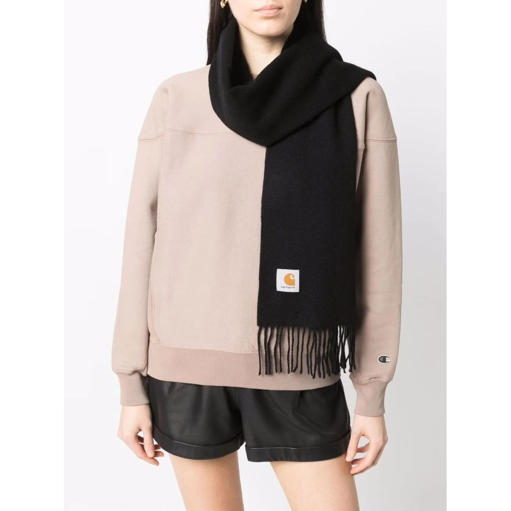 Écharpe en laine 'Clan Fine-Knit Fringe' pour Hommes