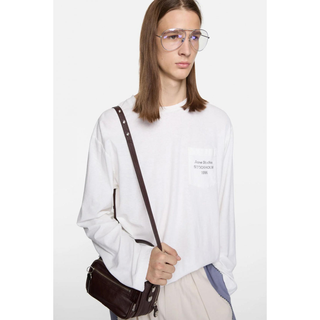 T-Shirt manches longues 'Logo' pour Hommes