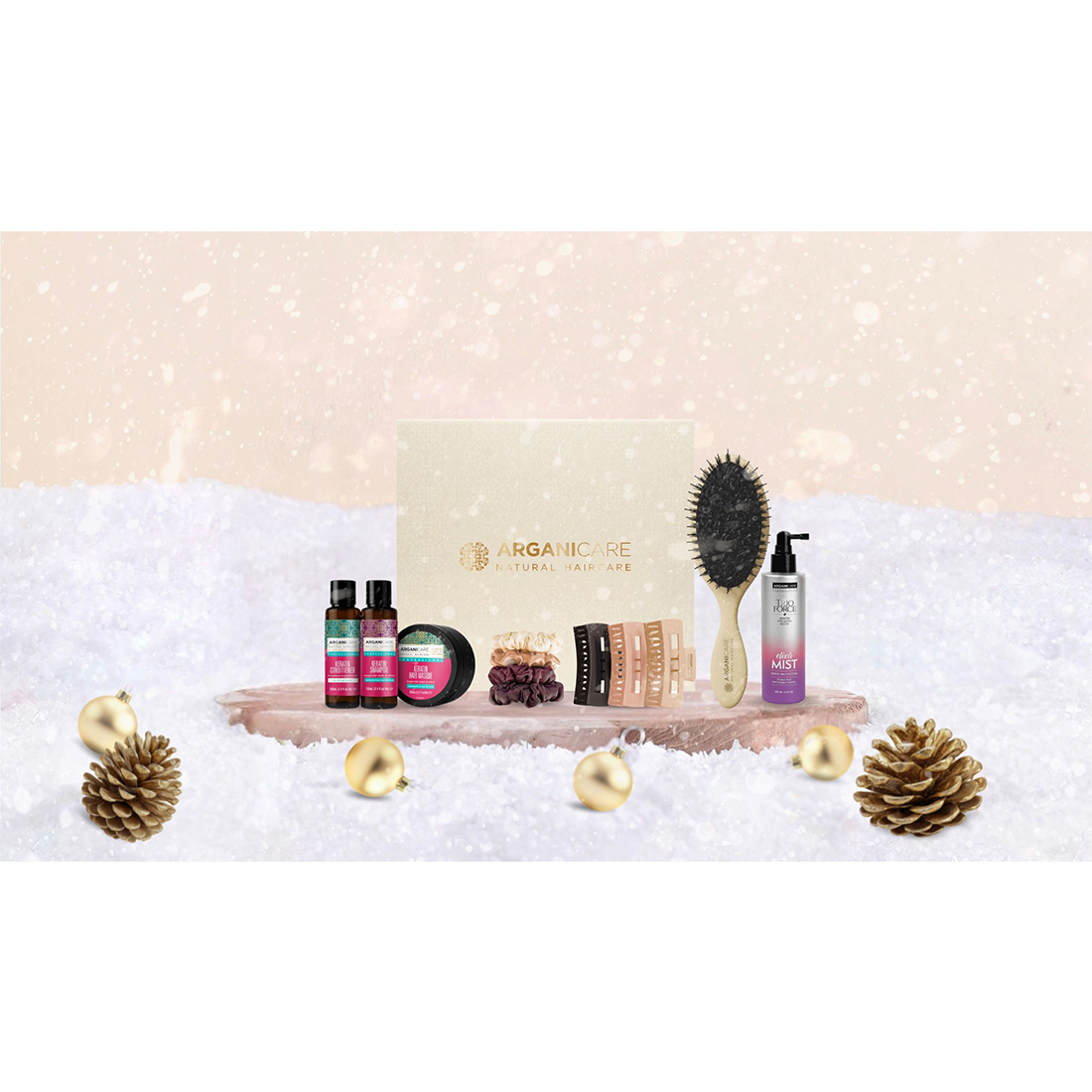 Boîte cadeau 'Keratin Care & Style' - 7 Pièces