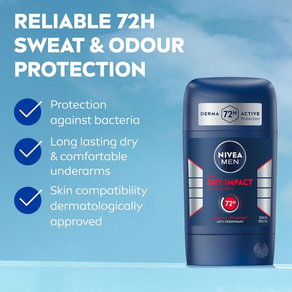 Déodorant Stick 'Men Dry Impact' - 50 ml