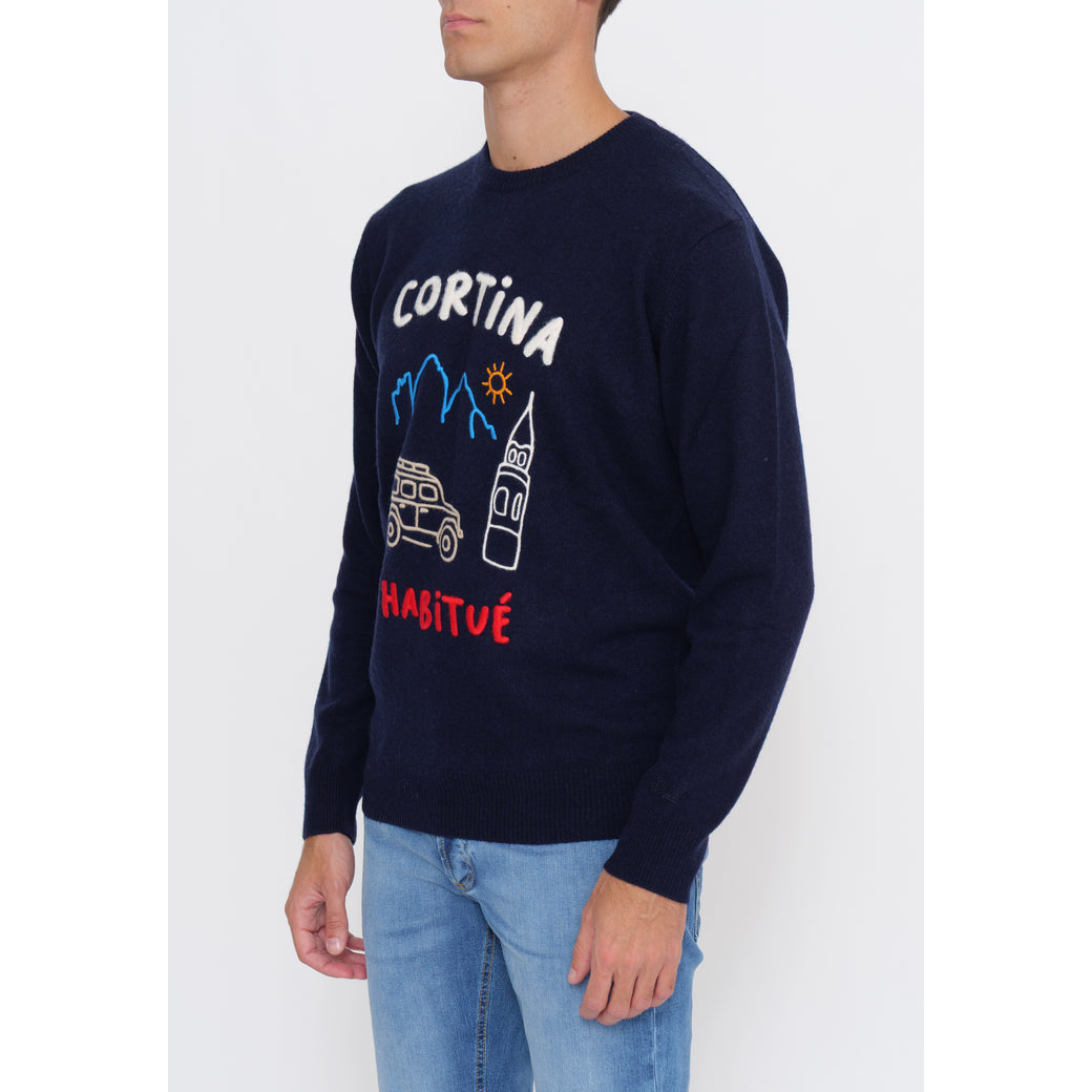Men's 'Graphic-Print' Sweater