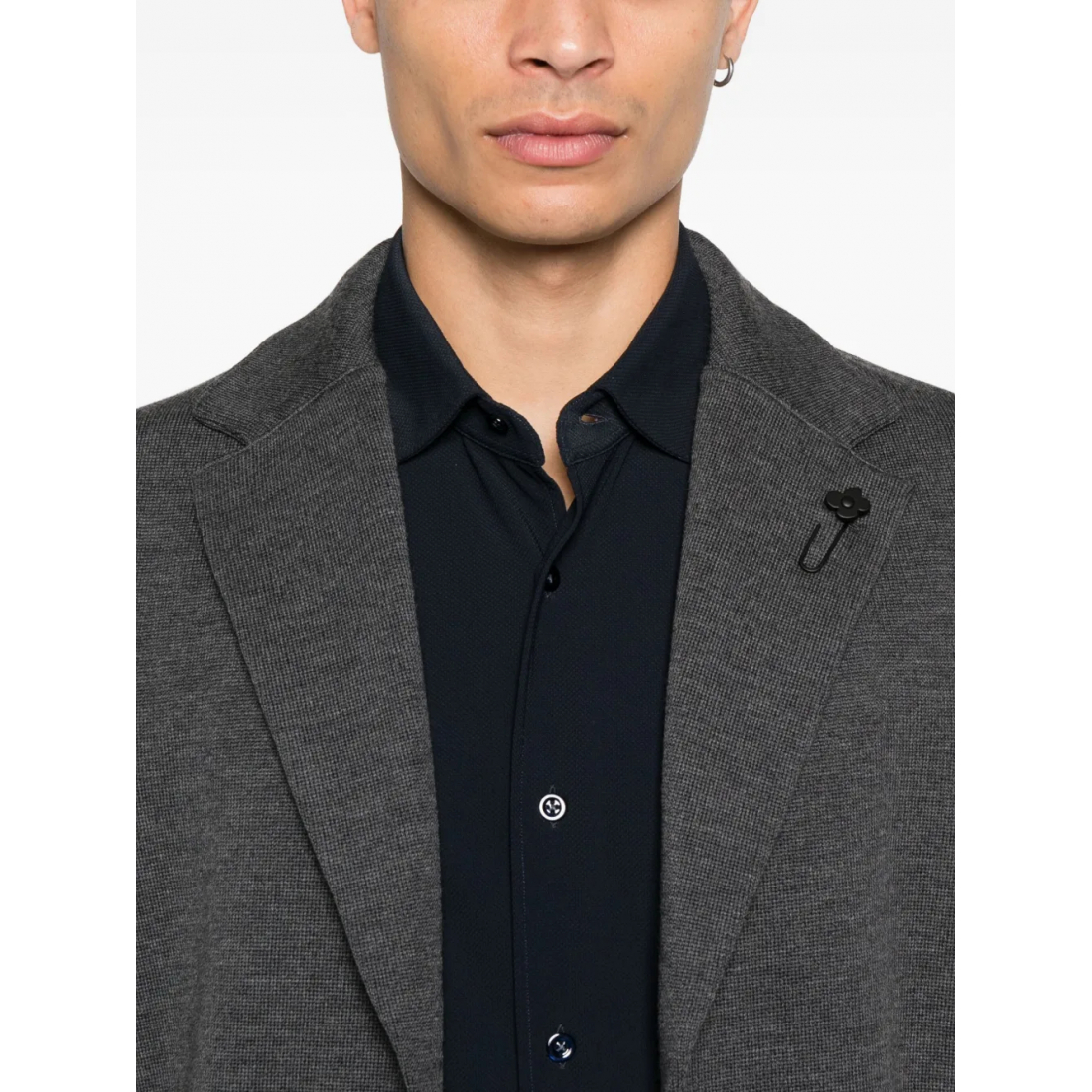 Blazer 'Single-Breasted Knitted' pour Hommes