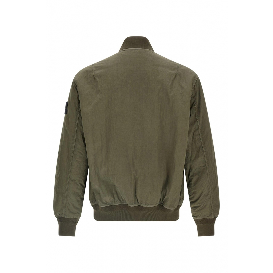 Blouson bomber 'Ribbed-Trims Zip-Up' pour Hommes
