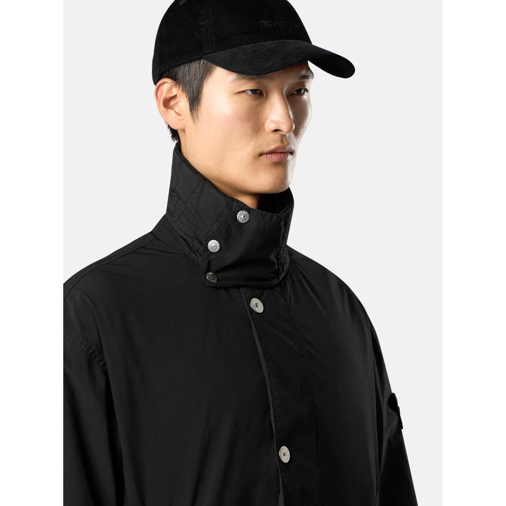 Veste de pluie 'Zip Logo-Patch' pour Hommes