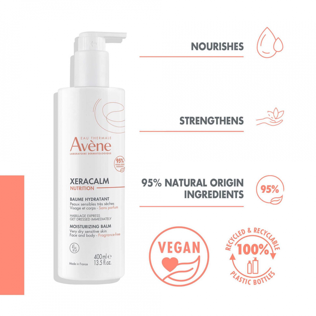 XeraCalm Nutrition Baume Hydratant - 400 ml