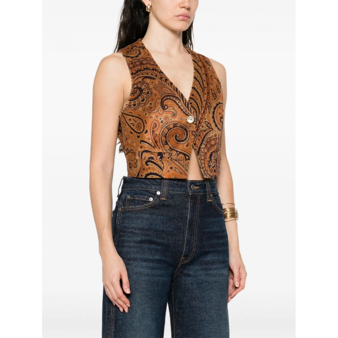Gilet 'Paisley-Pattern' pour Femmes
