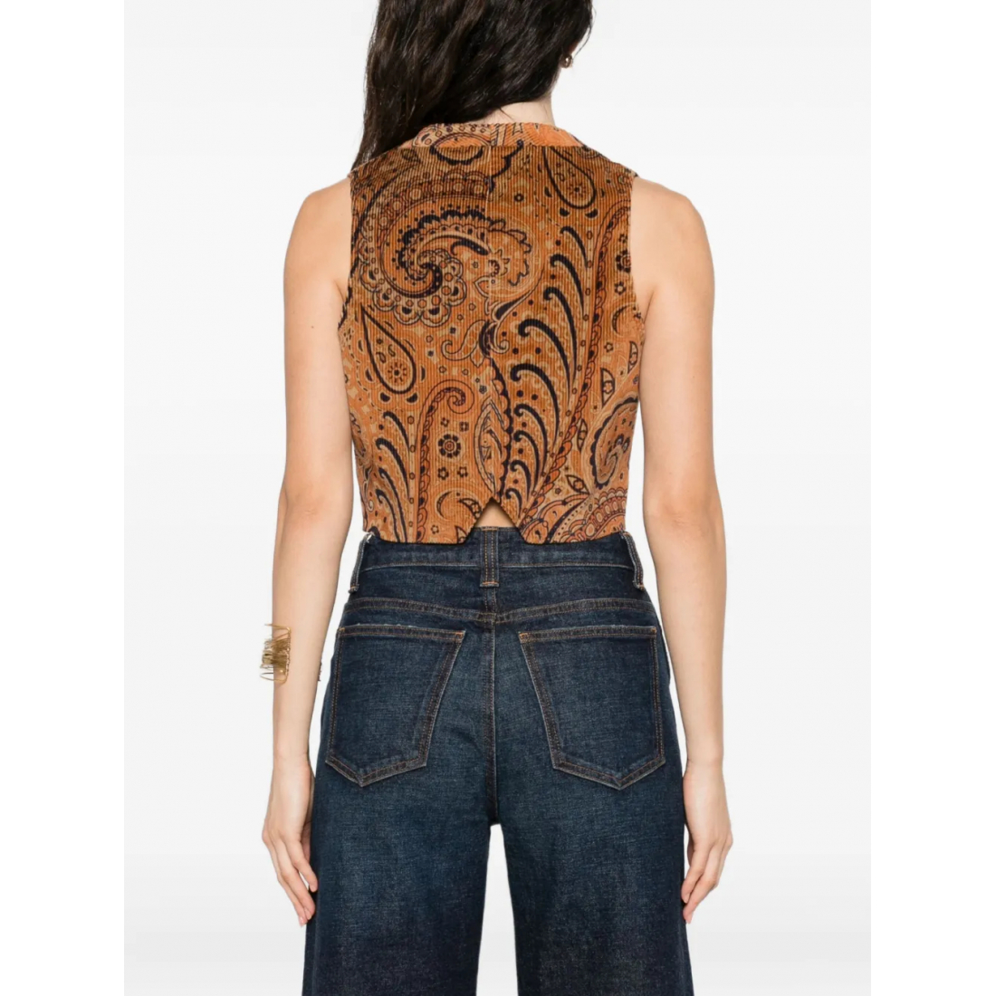Gilet 'Paisley-Pattern' pour Femmes