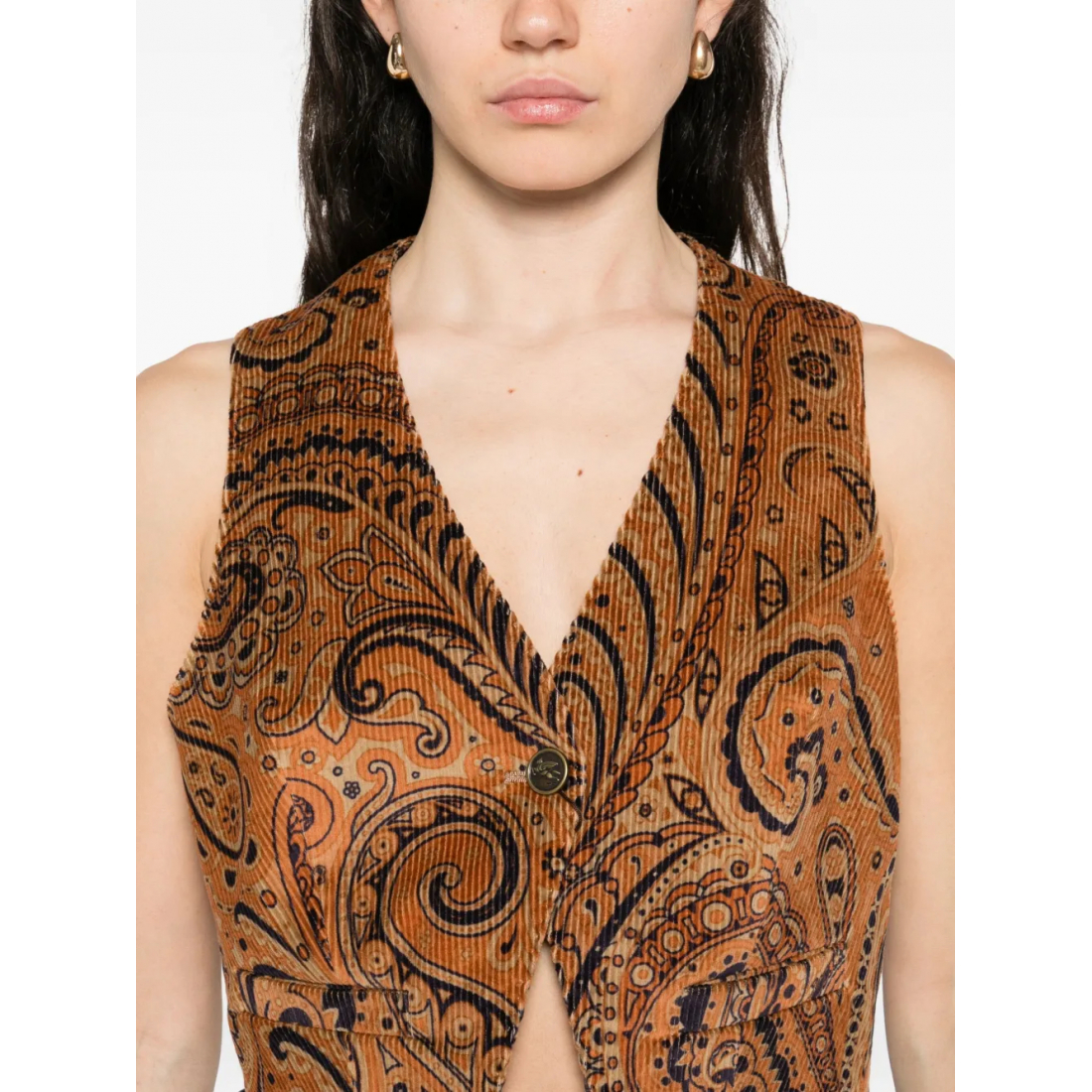 Gilet 'Paisley-Pattern' pour Femmes