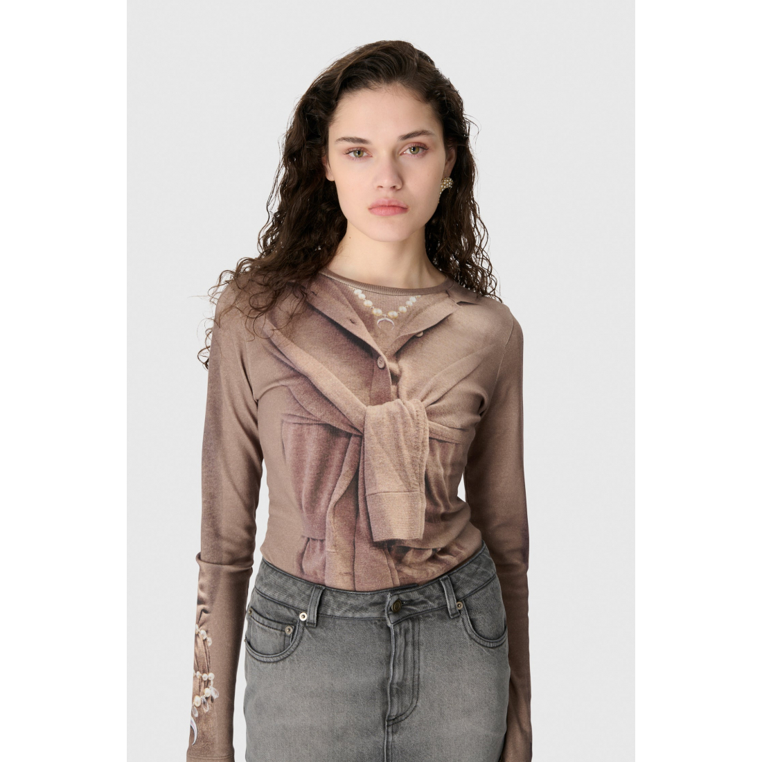 Women's 'Trompe-L’Œil' Long-Sleeve T-Shirt