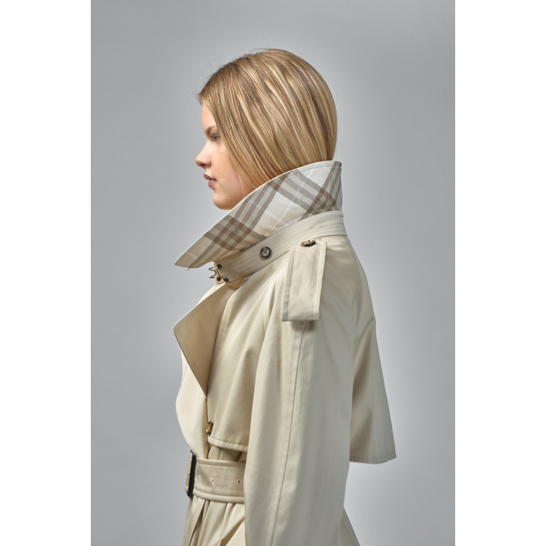 'Belted Double-Breasted' Trenchcoat für Damen