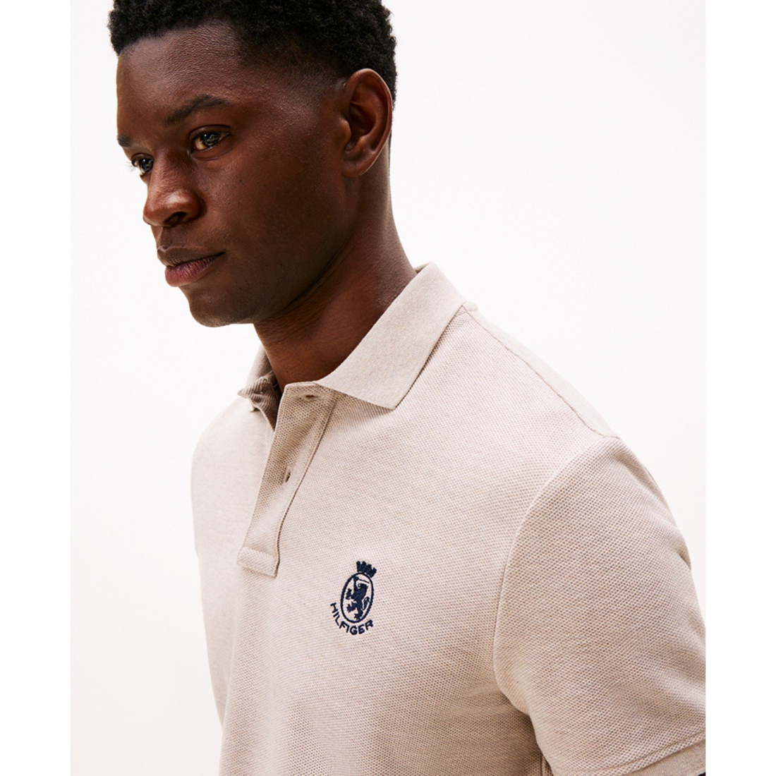 Polo 'Heathered Crest Regular Fit' pour Hommes