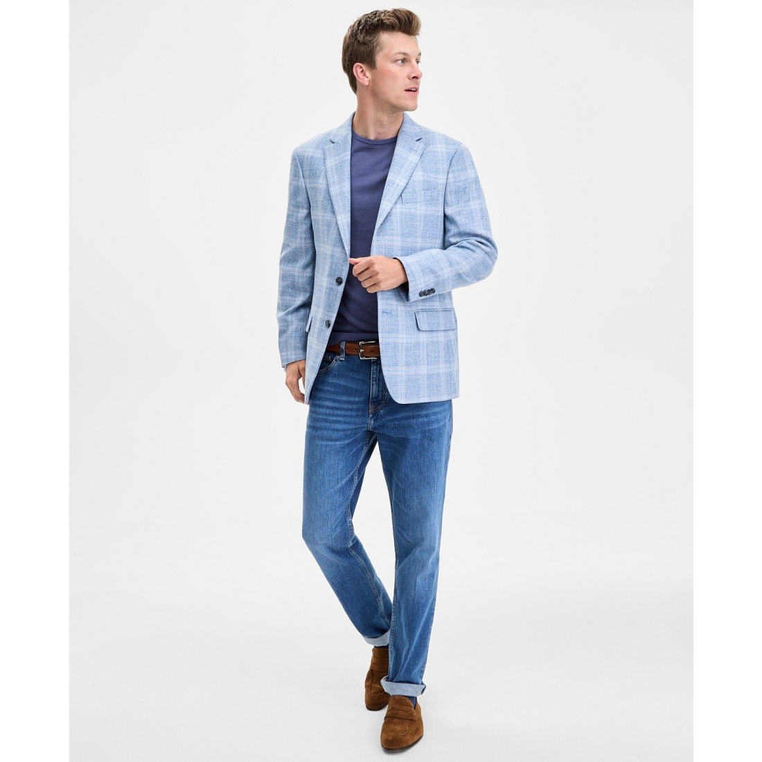 'Modern-Fit Check Sport' Klassischer Blazer für Herren