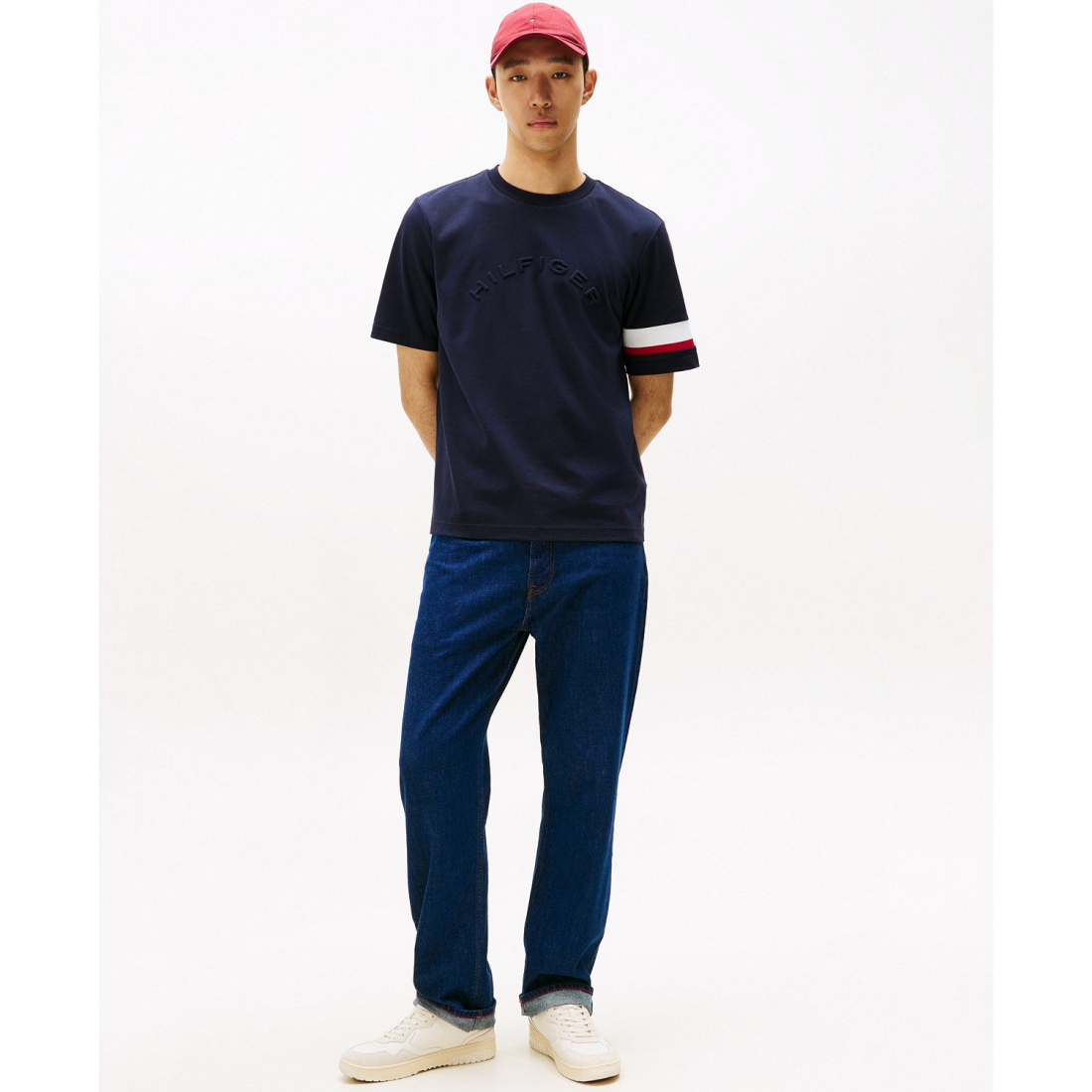 T-shirt 'Stripe Sleeve' pour Hommes