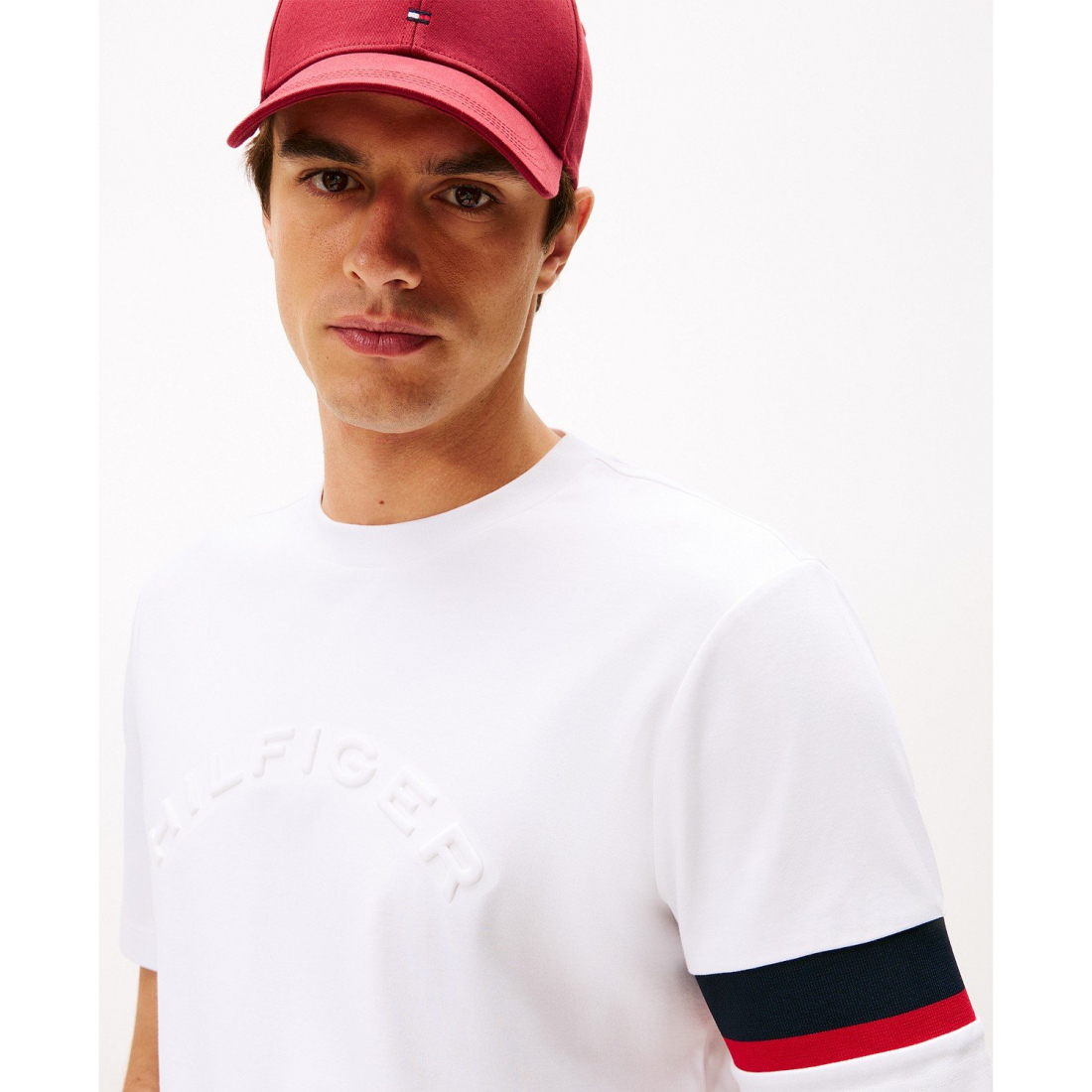 T-shirt 'Stripe Sleeve' pour Hommes