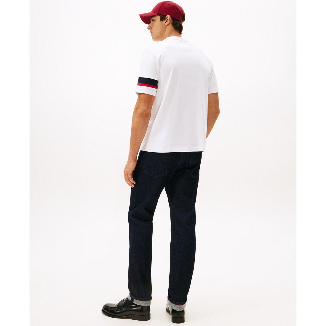 T-shirt 'Stripe Sleeve' pour Hommes