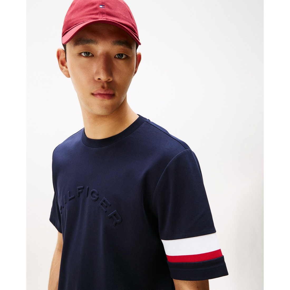 T-shirt 'Stripe Sleeve' pour Hommes