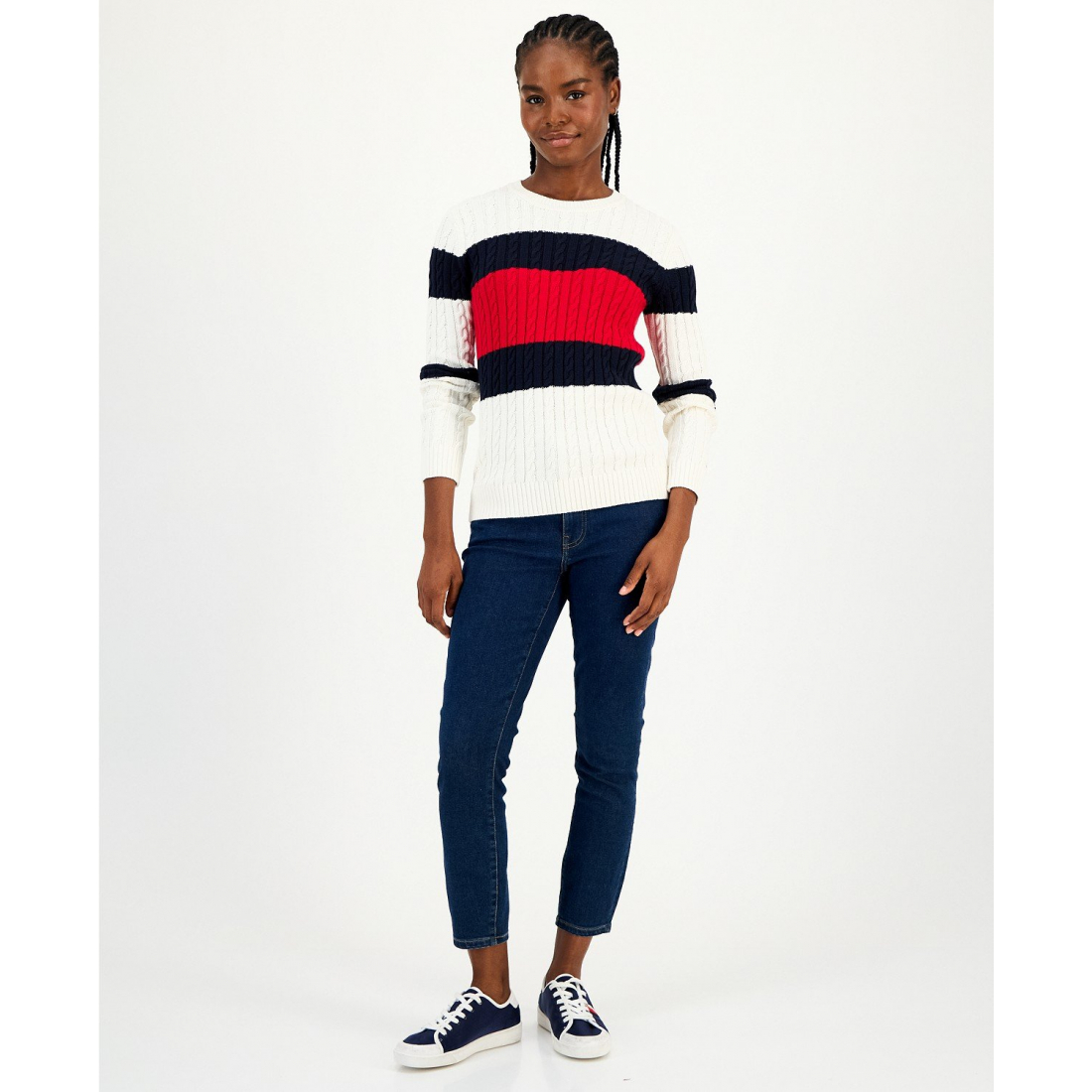 Pull 'Flag Cable Knit' pour Femmes