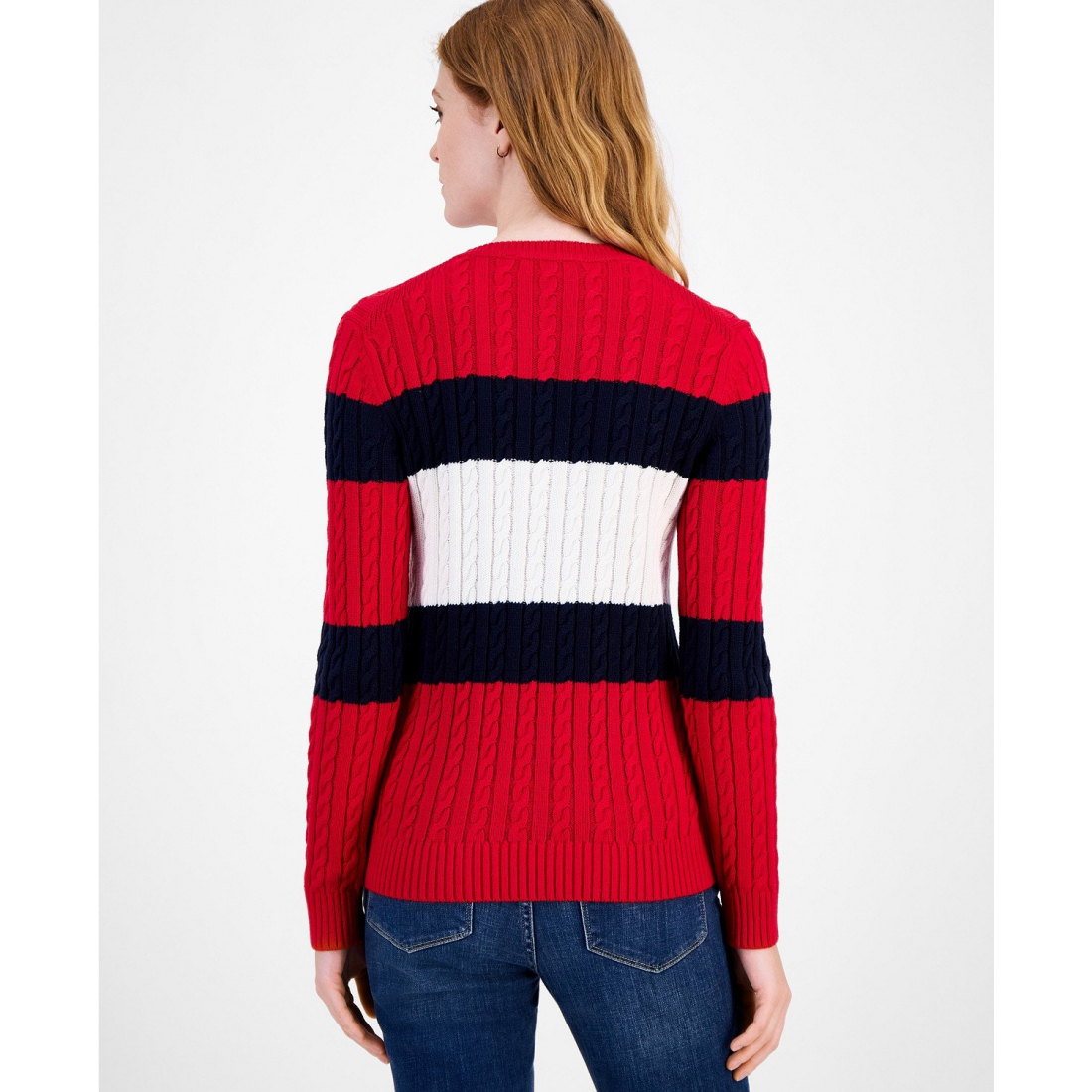 Pull 'Flag Cable Knit' pour Femmes