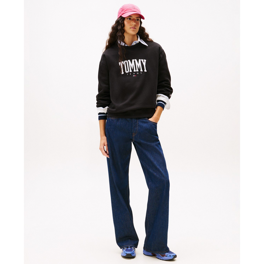 Sweatshirt 'Collegiate Logo' pour Femmes