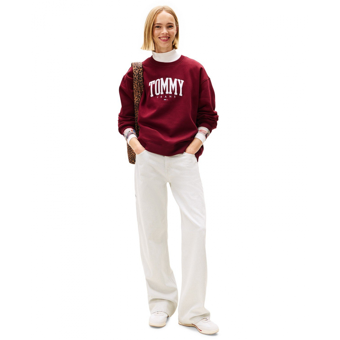 Sweatshirt 'Collegiate Logo' pour Femmes