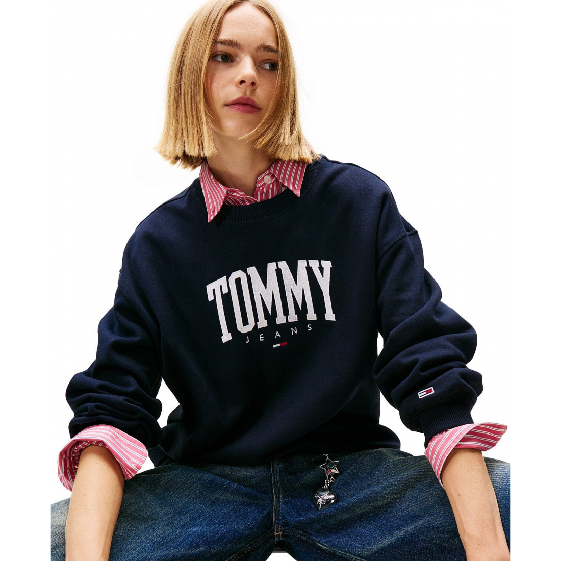 Sweatshirt 'Collegiate Logo' pour Femmes