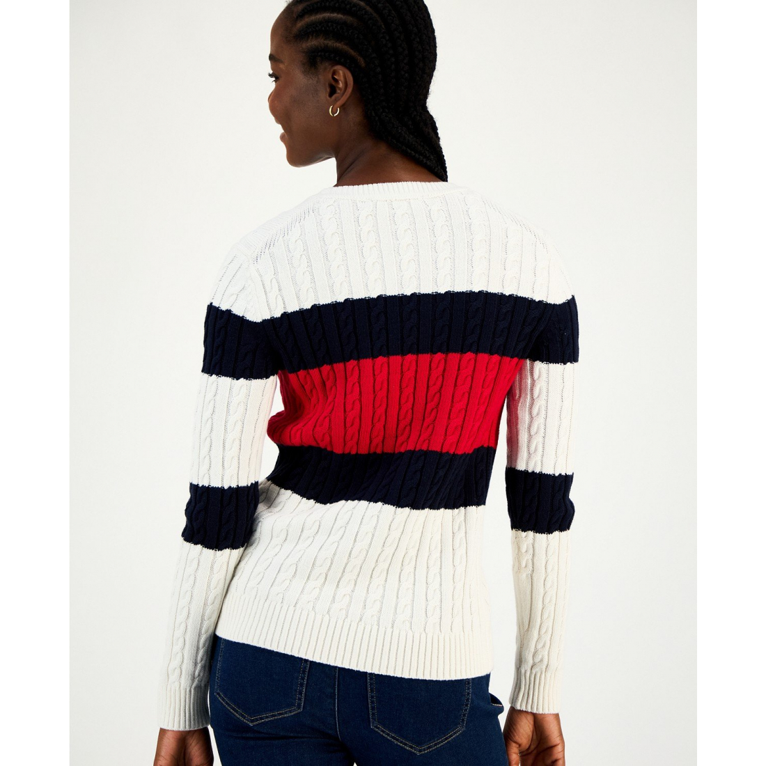 Pull 'Flag Cable Knit' pour Femmes