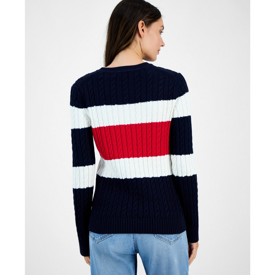 Pull 'Flag Cable Knit' pour Femmes