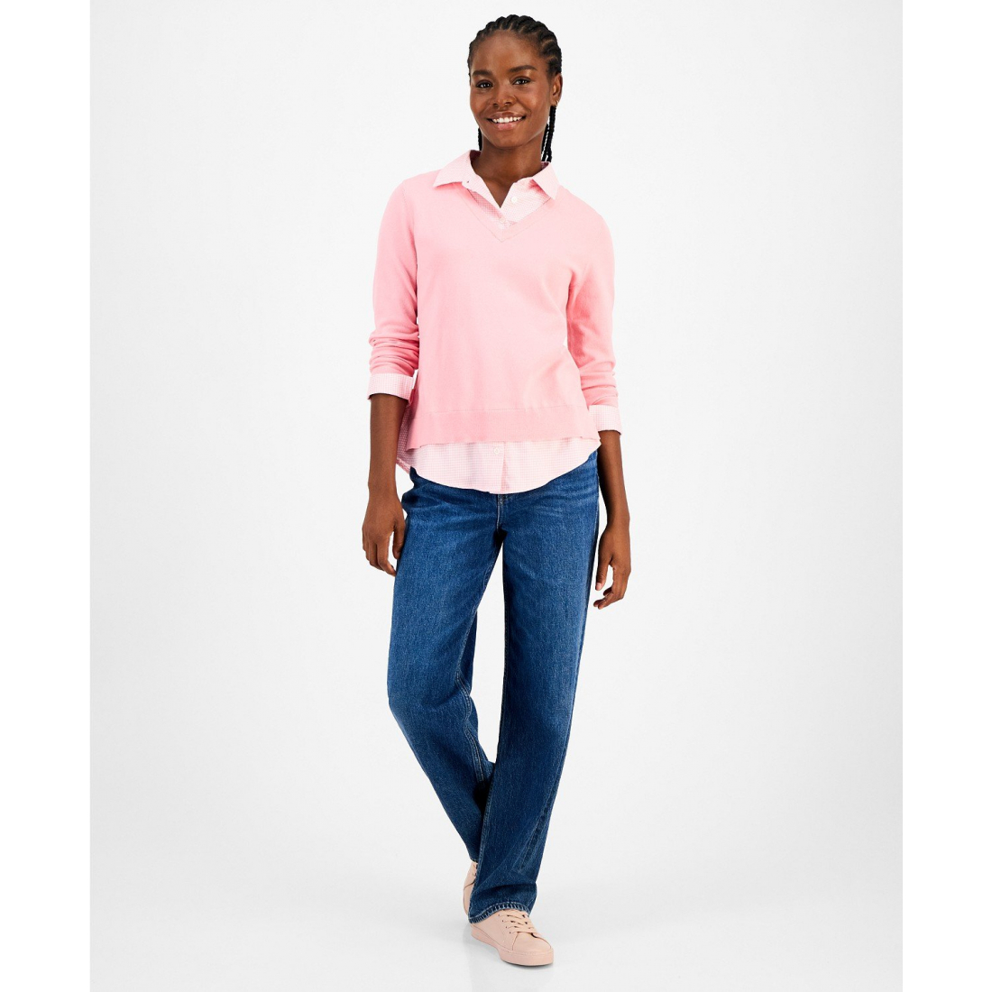 Pull 'Twofer Long-Sleeve' pour Femmes