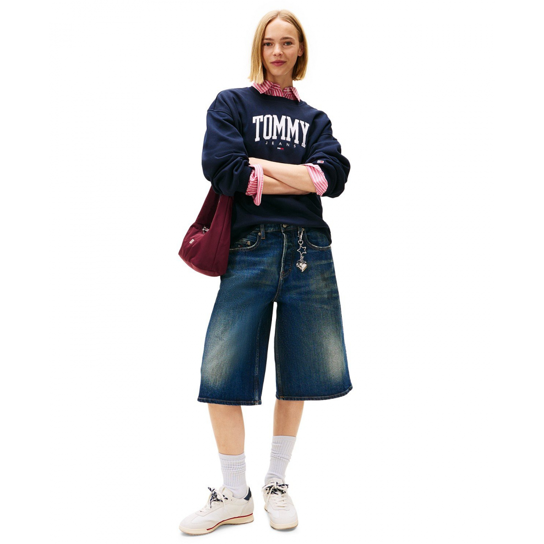 Sweatshirt 'Collegiate Logo' pour Femmes