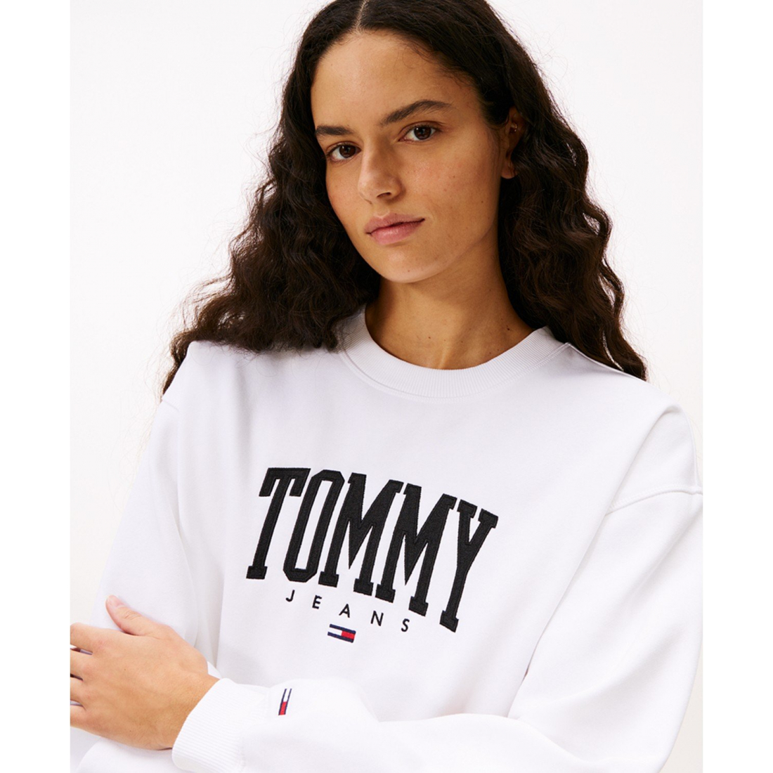 Sweatshirt 'Collegiate Logo' pour Femmes