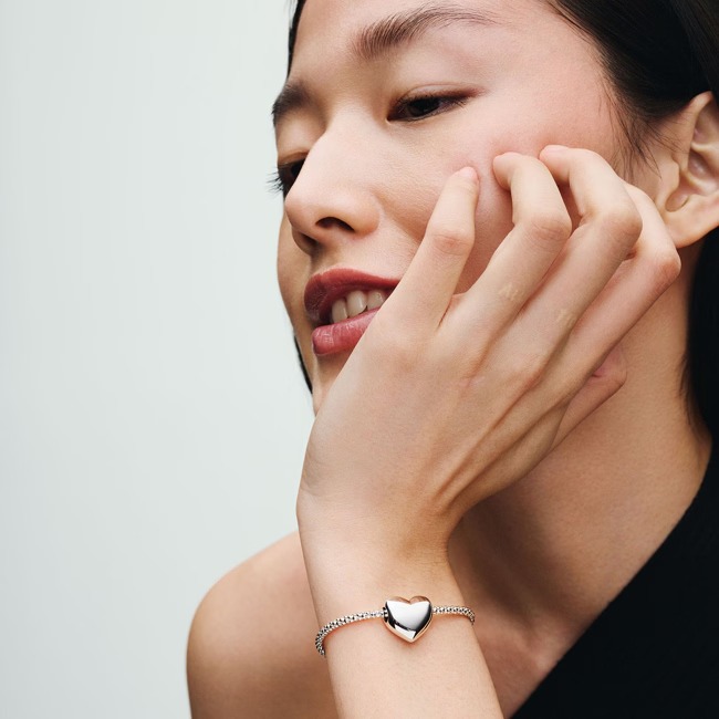 Charm 'Be Love Large Heart To Engrave' pour Femmes