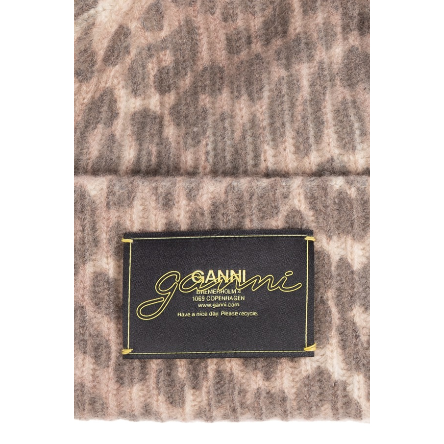 Bonnet 'leopard-print' pour Femmes