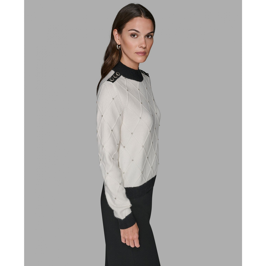 Pull 'Mock Neck' pour Femmes