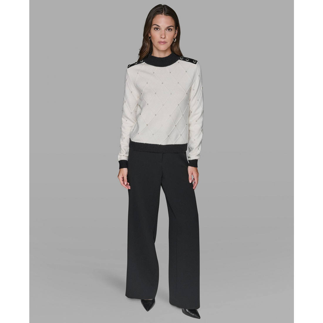 Pull 'Mock Neck' pour Femmes