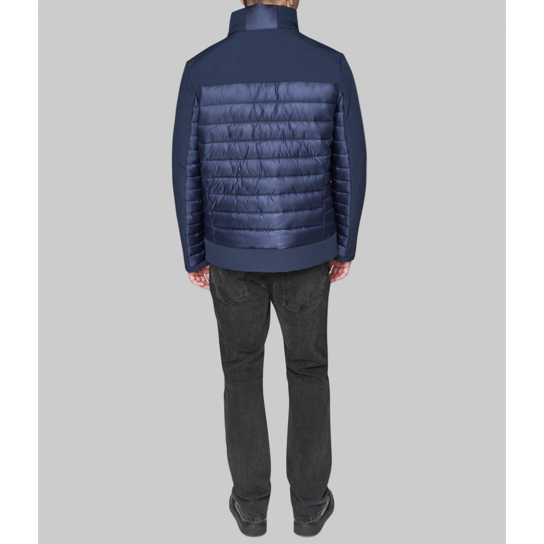 Veste matelassée 'Stand Collar Mixed Media' pour Hommes