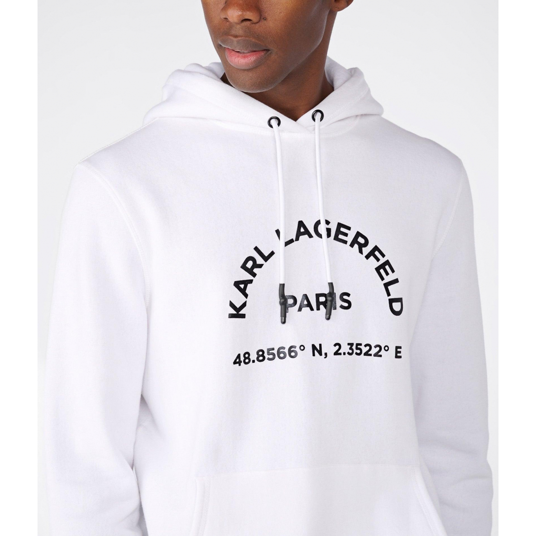 Sweatshirt à capuche  'Latitude/Longitude' pour Hommes