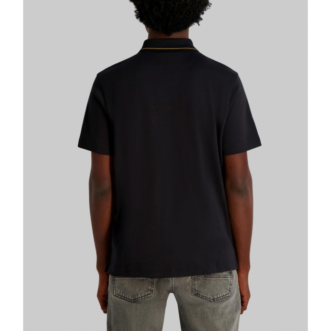 Chemise 'Knit Button Front With Contrast Tipping' pour Hommes