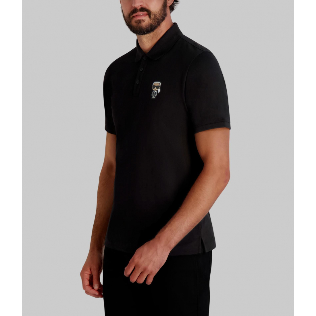 Polo 'Pique 3 Button With Karl' pour Hommes