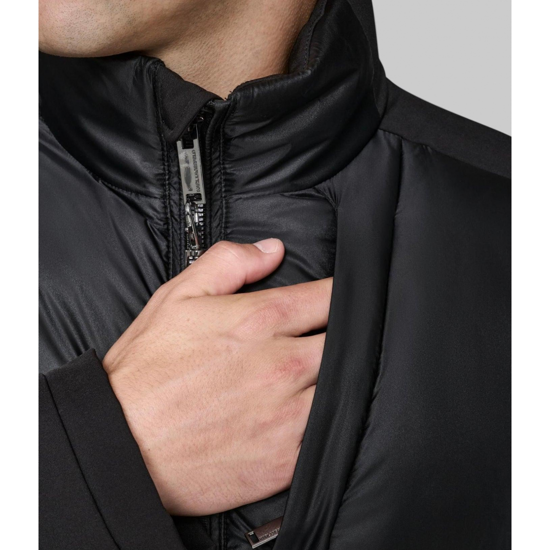 Veste matelassée 'Stand Collar Mixed Media' pour Hommes