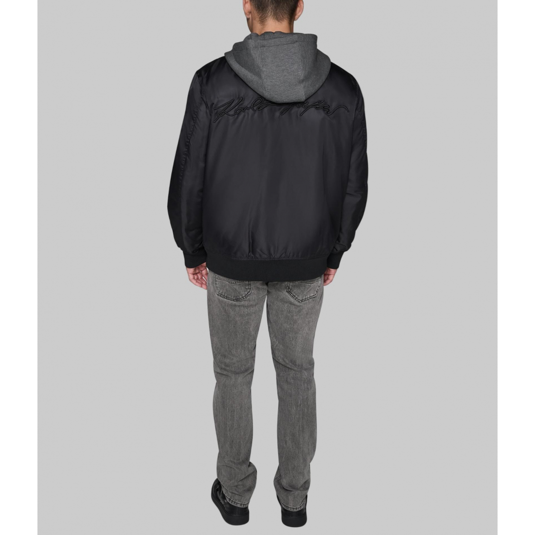 Blouson bomber 'Hooded Signature Logo' pour Hommes