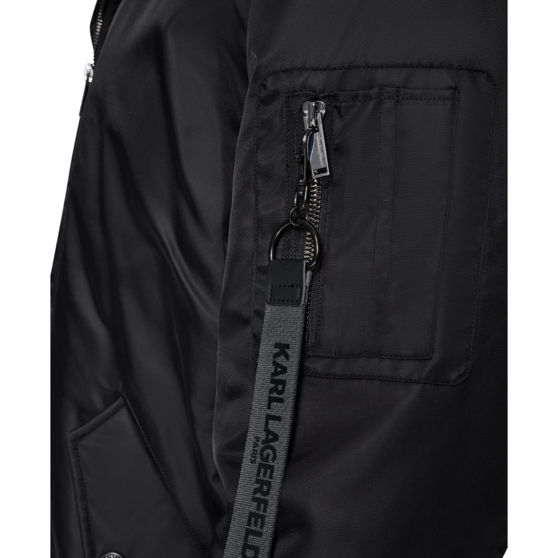 Blouson bomber 'Hooded Signature Logo' pour Hommes