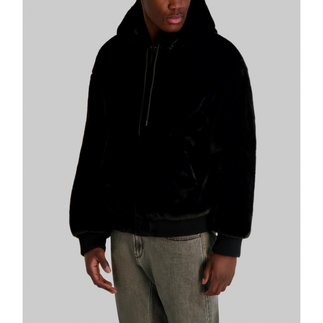 Veste 'Reversible Hooded Faux Fur' pour Hommes