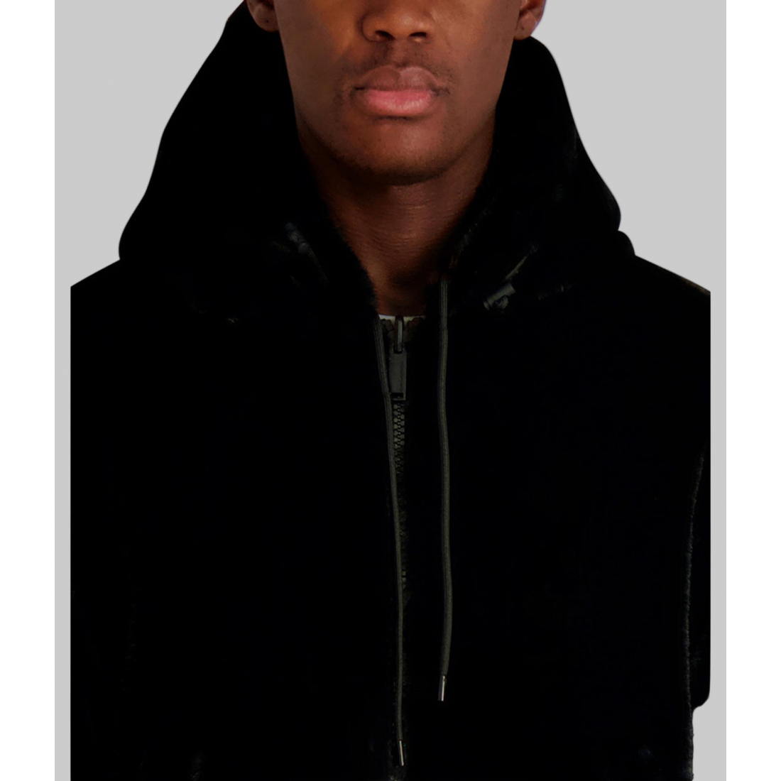 Veste 'Reversible Hooded Faux Fur' pour Hommes